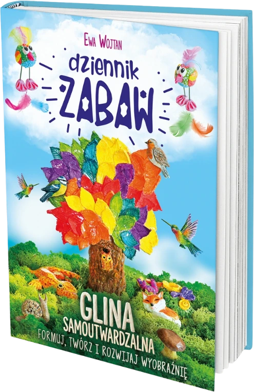 Książka Dziennik Zabaw Glina Samoutwardzalna w twardej oprawie